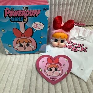 POP MART Blossom CRYBABY x Powerpuff Girls Vinyl Face. New. Box opened to verify